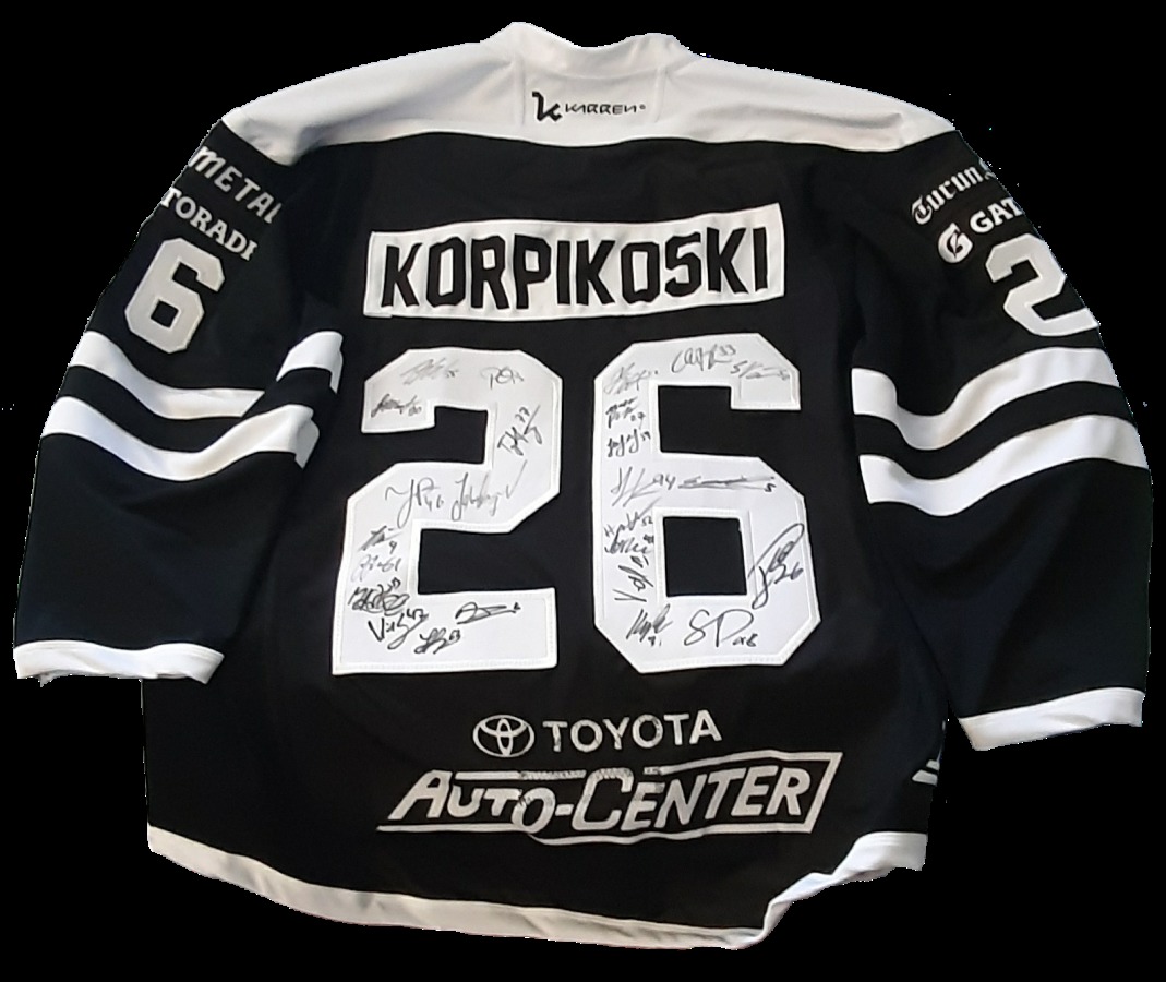 TPS aiheinen hyväntekeväisyys huutokauppa